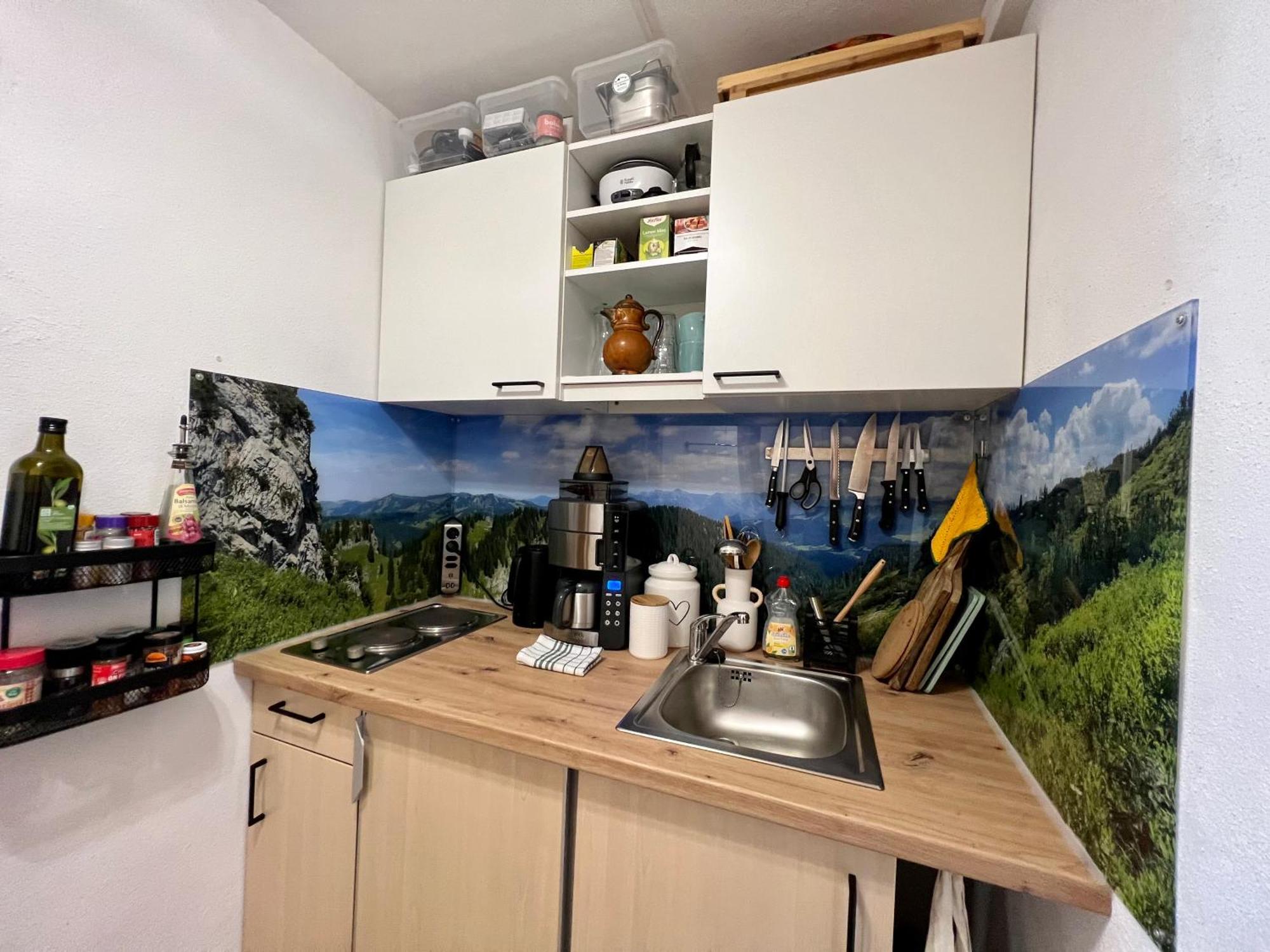 Moderne, 1-Zimmer Ferienwohnung Mit Bergblick Oy-Mittelberg Buitenkant foto